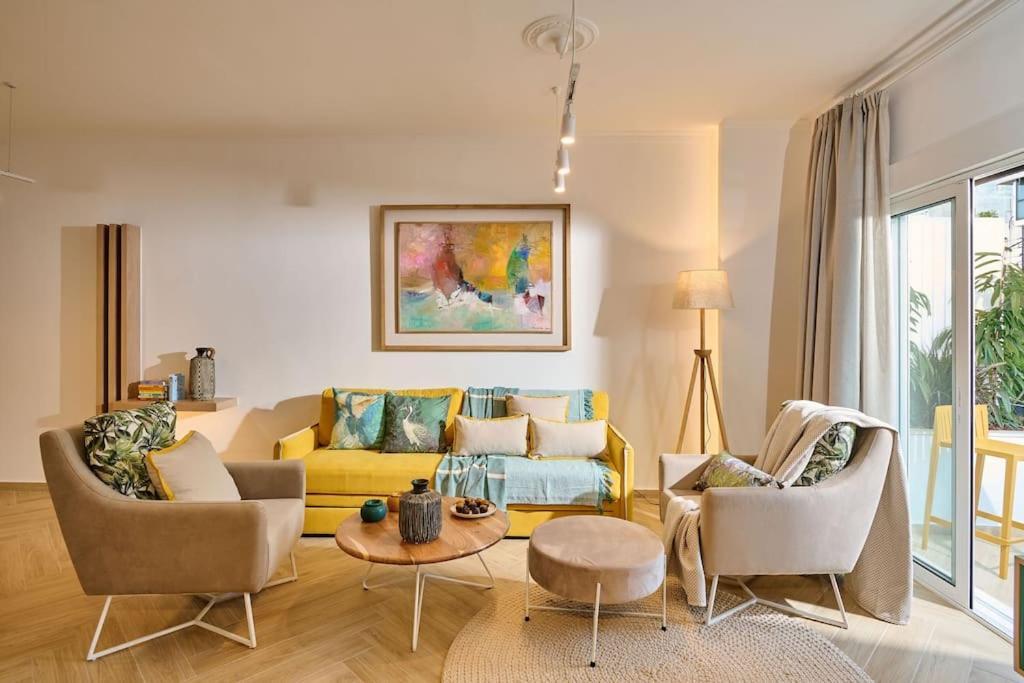 Kaizen Chania - New Central Apartment Just 350M Away With Private Jacuzzi And Free Parking! Exteriör bild
